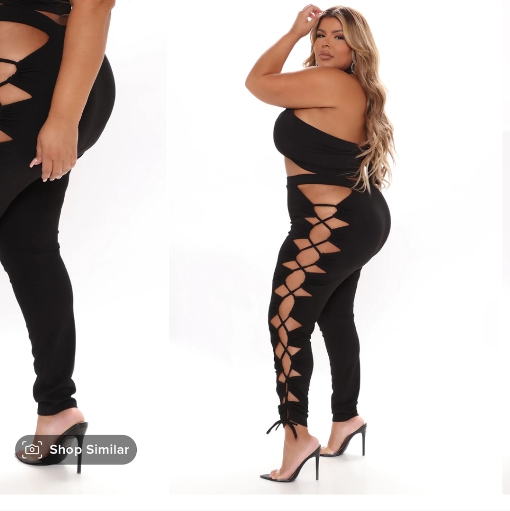 FASHION NOVA CUTOUT PANTS